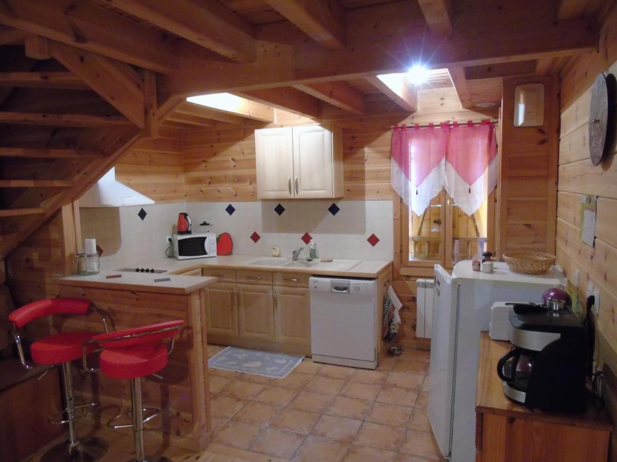 Chalet bois au milieu des Pyrénées LʼHospitalet-près-lʼAndorre Exterior foto